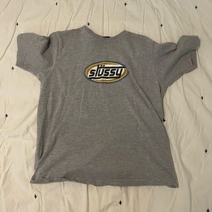 Stussy - Grey Logo T-shirt